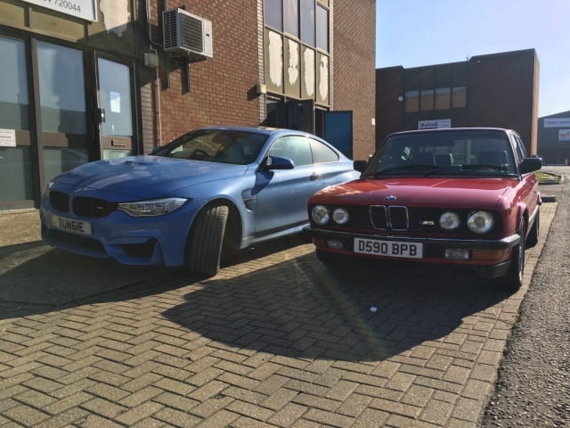 BMW F82 M4 swapped for E28 M5 - Old School MPower