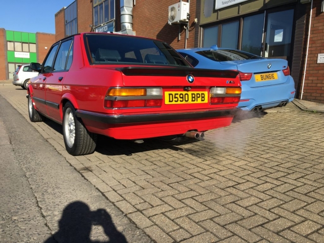 BMW F82 M4 swapped for E28 M5 - Old School MPower